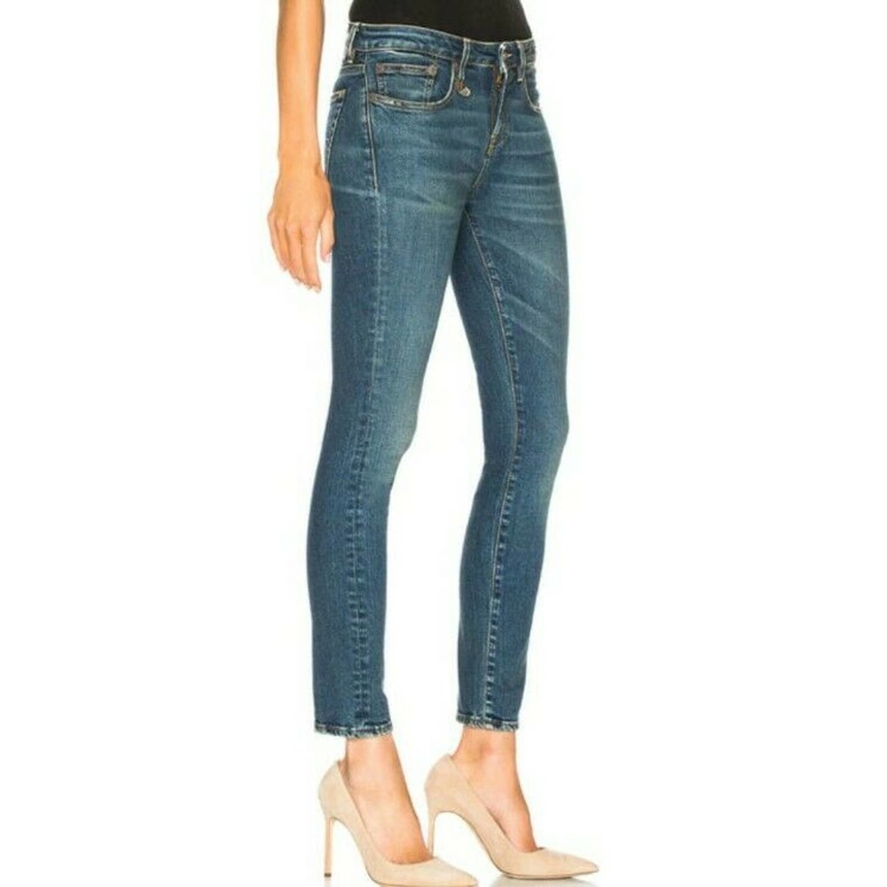 R13 Women's Blue Alison Skinny Jeans In Kinsley S… - image 2
